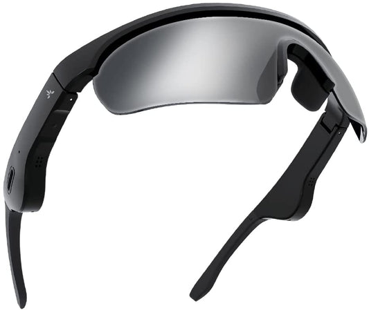 SG188 Smart Audio Sunglasses for Music & Call, Polarized Lenses, UV400 Protection, IPX5 Sweatproof for Outdoor Sports, Dual Mic, Bluetooth 5.1 Open Ear Headphones, Men & Women Glasses