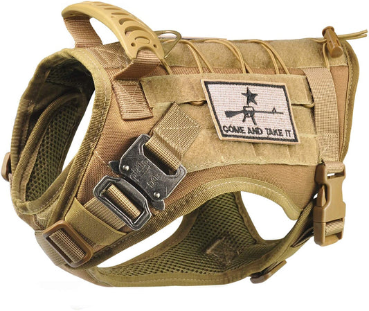 Tactical Service Dog Vest Harness K9 Military Molle Dog Vest for Outdoor