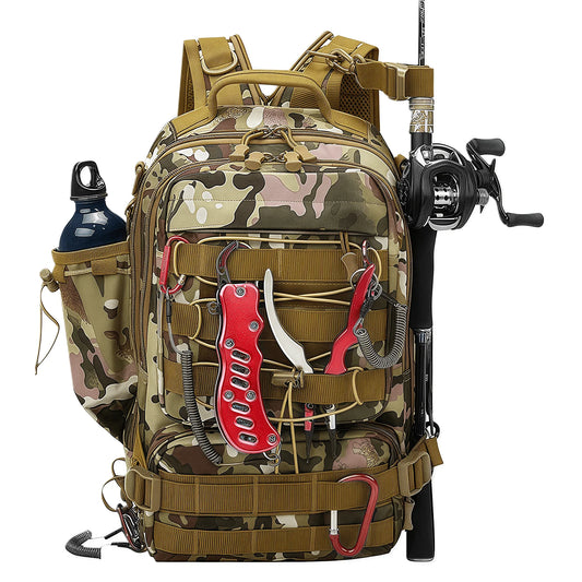 Enroslu Fishing Tackle Backpack Storage Bag, Lightweight Sling Tackle Storage Bag, Outdoor Fishing Shoulder Pack for Fishing, Hiking, Hunting