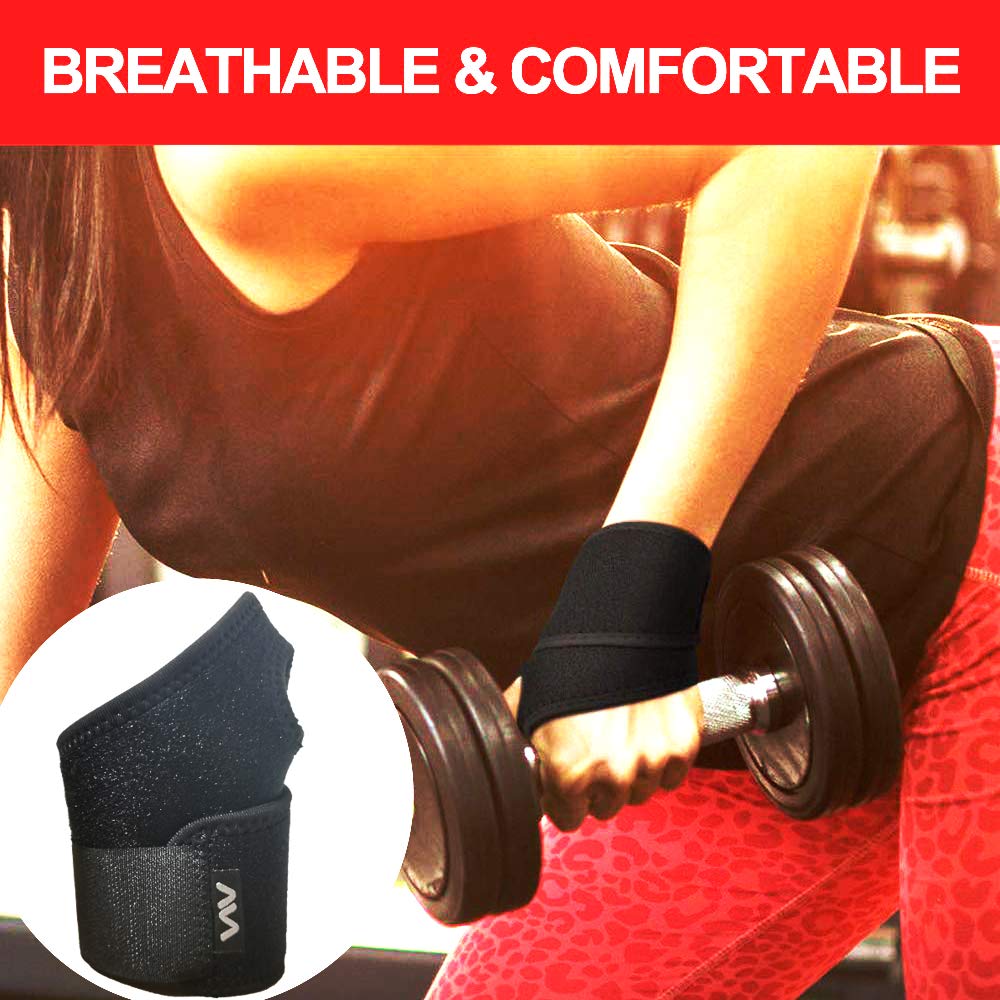 2Pack Carpal Tunnel Wrist Brace , Wrist Support Brace Adjustable Wrist Strap Reversible Wrist Brace for Sports Protecting/Tendonitis Pain Relief/Carpal Tunnel/Arthritis-Right&Left